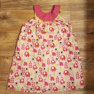 Girls dress elephant print